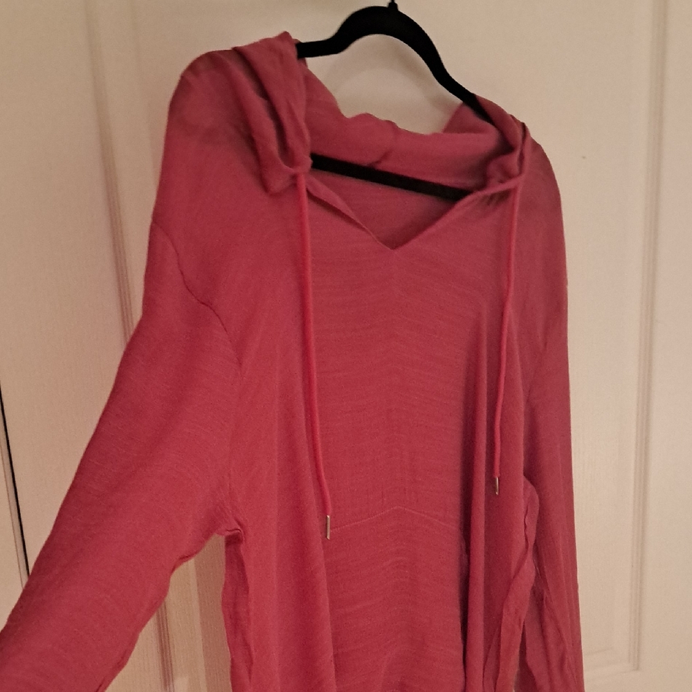 Women's Pink Hoodie Sweatshirt